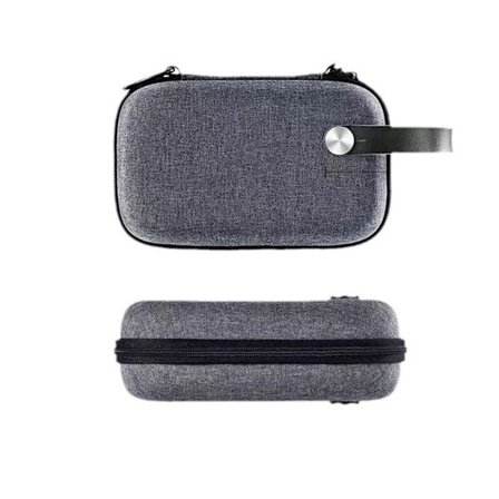 Kabeltaske Elektronisk Opbevaringstaske Elektronisk Tilbehørstaske Dobbelt Lag Dobbelt Lynlås Vandtæt Stødsikker Kabeloplader Hub (Grå)