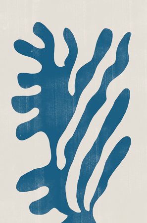 Pelcasa - Plakat Abstract Plant No2. - Blå - Posters - Fra Homeroom
