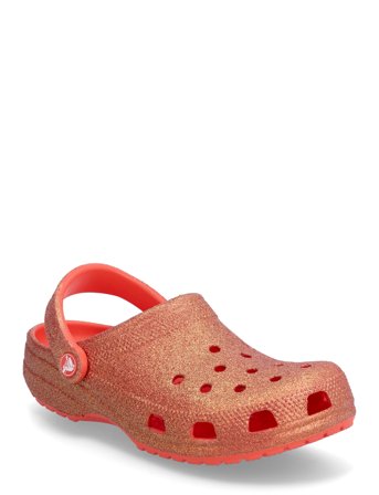 Classic Iridescent Glitter Cg Red Crocs