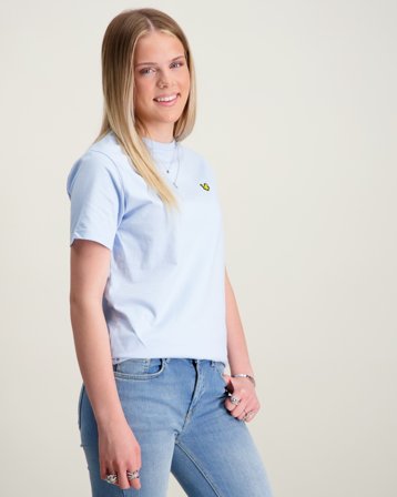 Lyle & Scott Plain T-shirt Blå T-shirts Tjej - Kids Brand Store