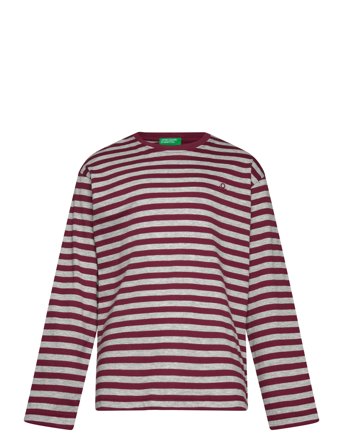 United Colors of Benetton T-Shirt L/S - Burgundy - 150
