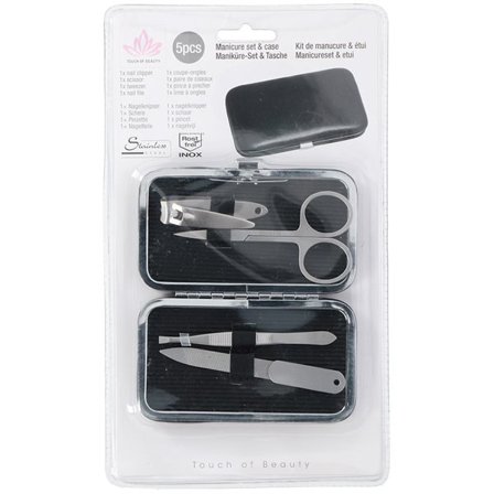 Manikyrset med etui - 5 delar