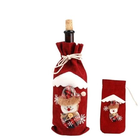 Jul vin flaske cover god jul pynt jule pynt