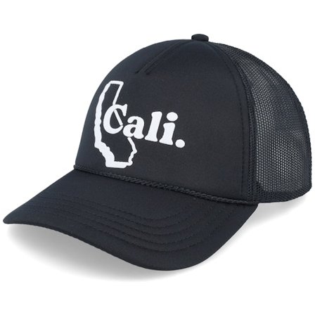 American Needle - Svart trucker Caps - California Foamy Valin Black Trucker @ Hatstore