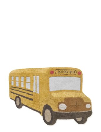 Lorena Canals Washable Rug School Bus - Yellow - 130X 90CM