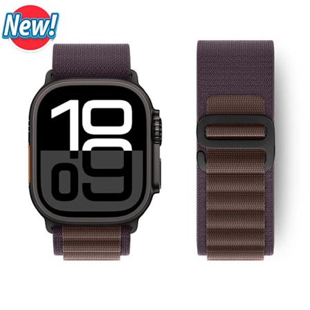 Alpine Loop-rem kompatibel med Apple Watch Ultra 2 og Series 10-5, Indigo[JUN]