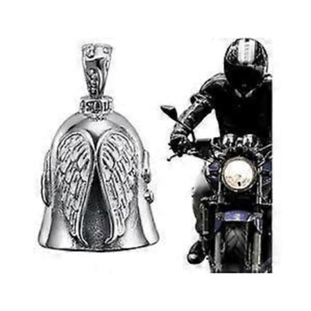 Motorcykelklokke, Biker Rideklokke, Held og lykke-klokke til motorcykel, 5D Engel Rideklokke, Lu