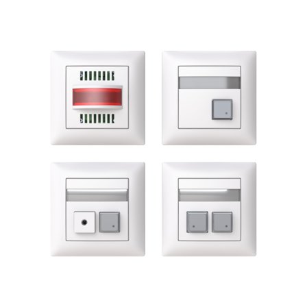 ABB Saga FJW1007-916 RWC-sett for handikaptoaletter, Alarm & sikkerhet