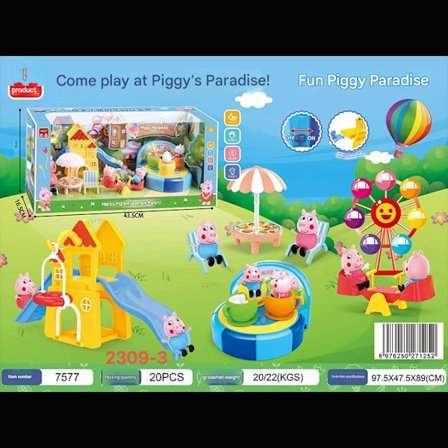 Peppa Pig -lelut - Huvipuisto maailmanpyörällä | Leikkimistä kaikenikäisille lapsille