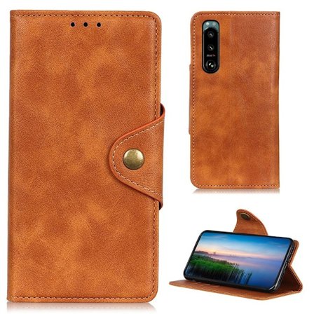 Alpha läder Sony Xperia 5 III fodral - Brun