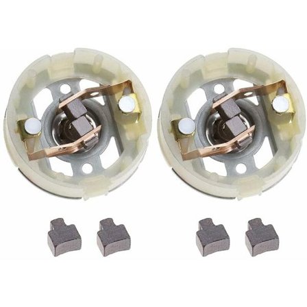 2 kullbørsterholdere for RS550-motoren og 4 kullbørster for drill-skrutrekkeren