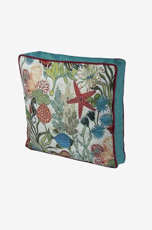 Wallity - Istuintyyny 42 x 42 cm - Sininen - Istuintyynyt - - Homeroom