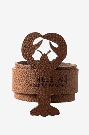 MiLLE W NORDISK DESIGN - Servettring hummer 4-pack - Brun - Servettringar - Från Homeroom