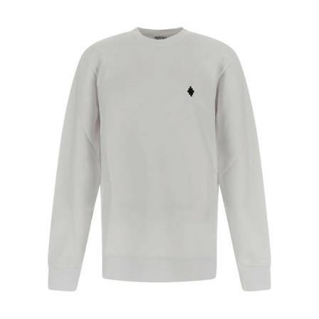 Marcelo Burlon, Crewneck Wit, Heren, Maat:M