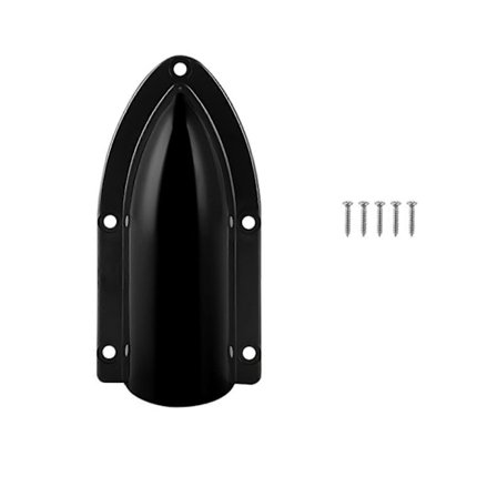 Marine Kabeldeksel Marine Kabelventilasjonsdeksel Clamshell Ventil med Monteringsskruer Enkel Installasjon Ventildeksel Kompatibel med Båt Yacht Hvit