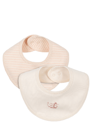 Fanga Fontana Fio Stripe 2 Pack Bibs Ocs Haklappar & förkläden Dam Beige ONESIZE
