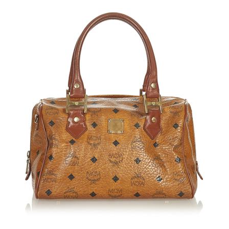 MCM Pre-owned, Pre-owned Handbag Bruin, Dames, Maat:ONE Size