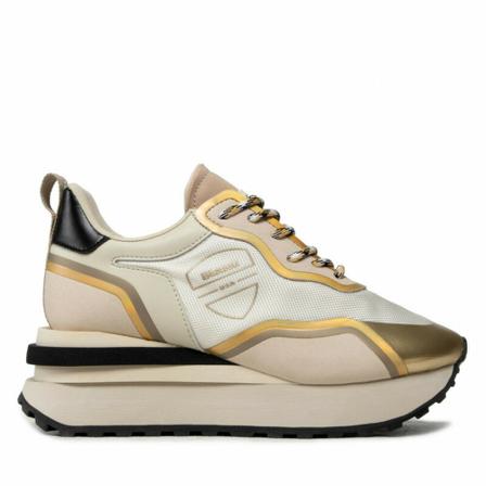 Blauer, Sneakers Beige, Dames, Maat:40 EU