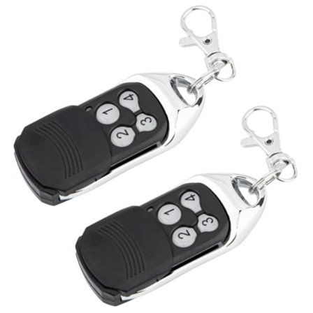 Crawford EA433 2KS/4KS håndholdt sender - 2-pakke - 433,92MHz rullende kode fjernkontroll