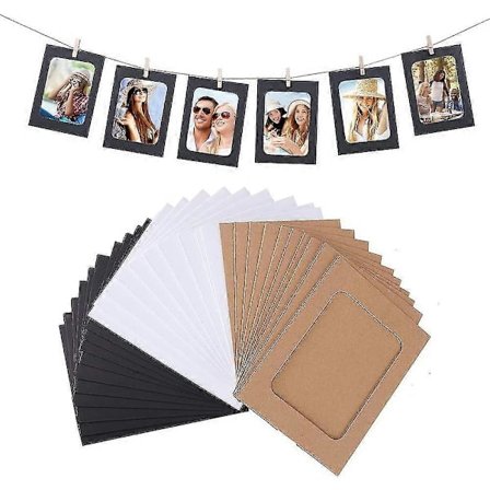 30 stk. DIY papir fotoramme til ophængning