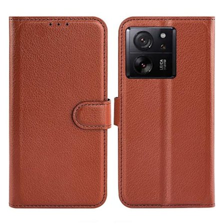 Xiaomi 13T/Xiaomi 13T Pro Plånboksfodral med Stativ - Brun