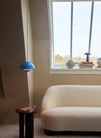 Flowerpot VP1 taklampe Ø23 - swim blå