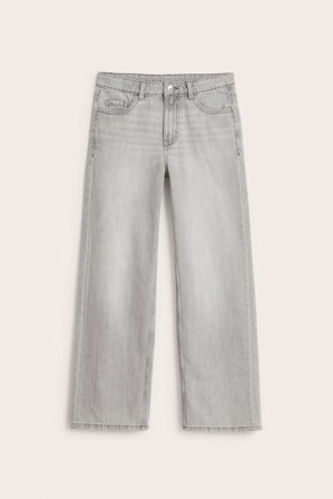 Kappahl | Loose jeans low waist | Silvergrå
