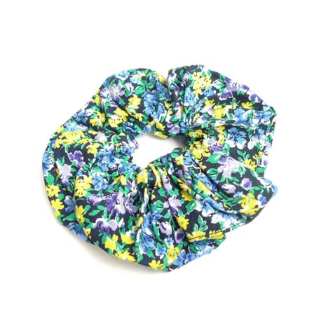 Stor Blommig Scrunchie