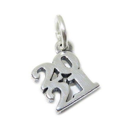 2021 År Sterling Silver Berlock .925 X 1 Års Examen Födelsedagsberlocker - 15392