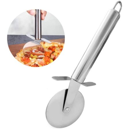 Pizzahjul i Rostfritt stål .