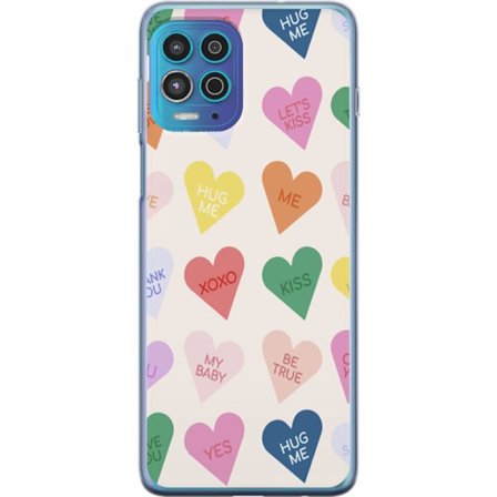 Yhteensopiva Puhelinkuori Motorola Motorola Moto G100 Karkkisydämet