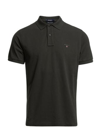 Original Pique Ss Rugger Polos Short-sleeved Vihreä GANT
