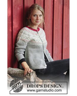 Strikkeoppskrift Jakke - Drops Design