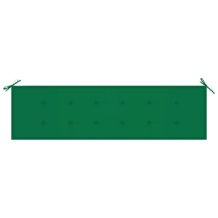 Vidaxl Bänkdyna För Trädgården 180x50x3 Cm Grön Grön