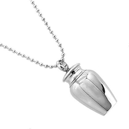 Kremationssmykke til Aske Vedhæng Halskæde i Rustfrit Stål til Mindeværdighed [HK]