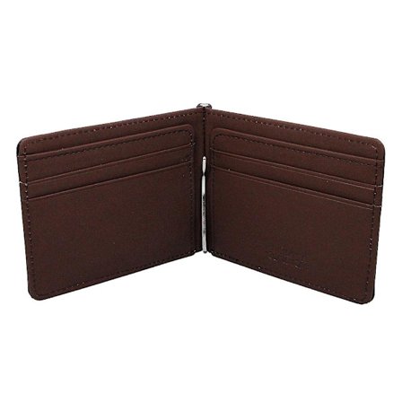 Rahaklipsi / Korttikotelo - Musta / Tumma Punaruskea