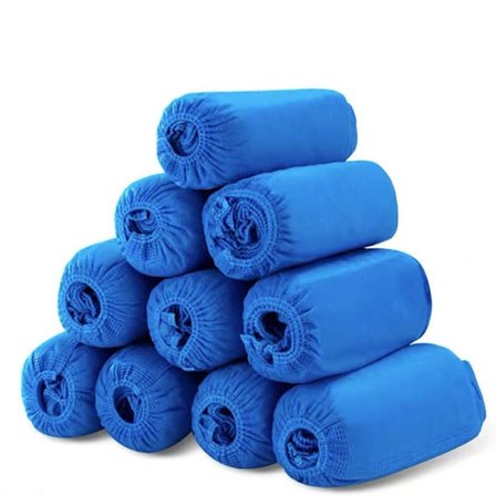 100 kappaletta kenkäsuojia kertakäyttöisiä kierrätettäviä -(50 paria) 15,7'' Hy