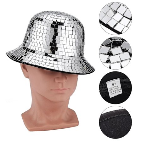 Disco Ball Hatt Disco Visir Kvinner Fiskehatt