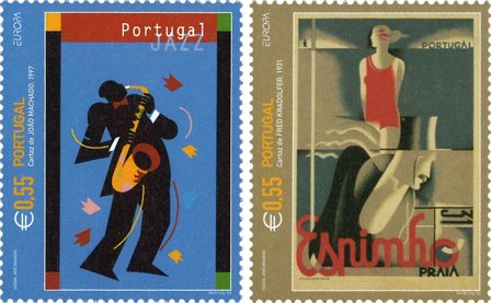 Portugal - EUROPA 2004 Plakatkunst - Postfrisk sæt 2v