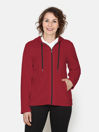 BRANDTEX - Fleece Jakke - Rød