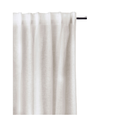 Himla Gardin med veckband Dalsland, 145x290 cm Gardiner Vit ONESIZE