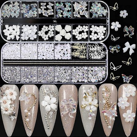 3D Akryl Fjäril Blommor Björn Nagel Smycken Konst 3D, AB Kristall Rhin