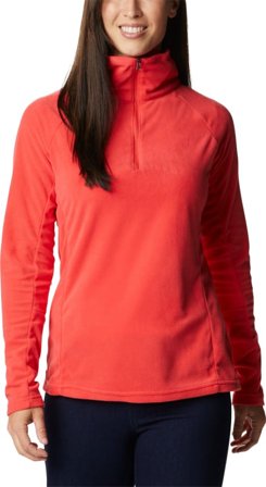Columbia Montrail Women ́s Glacial IV 1/2 Zip Fleece long-sleeved sweaters Red L