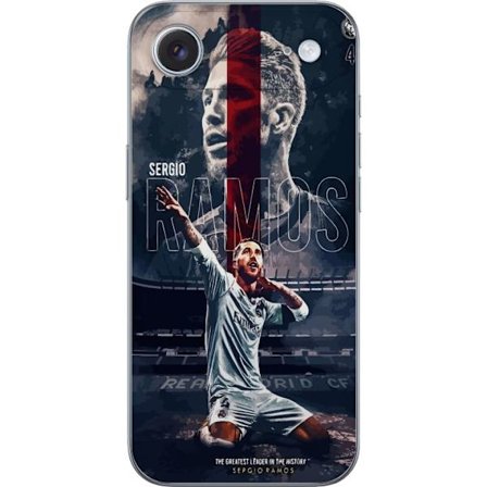 Kompatibelt Mobilskal till Apple Apple iPhone 17 Air Ramos Fotboll Legend Motiv Spelare Real Madrid Spanien Back Ikoniskt Namn Fotbollsstjärna Sport