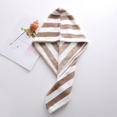 Tørt hår Håndklæde Hårtørret hat 8 8