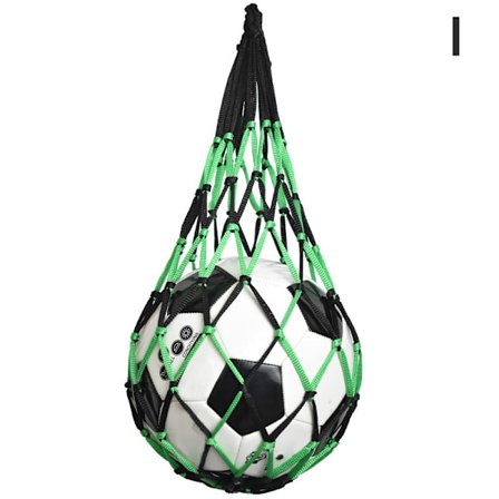Fodbold nettaske Nylon fed opbevaringstaske Single Ball Carry Porta