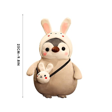 25cm pingvin bamse plysdyr beroligende dukker sovende søde dukker med gaveæske