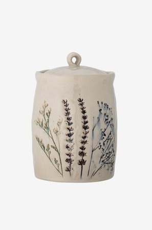 Bloomingville - Burk med lock Bea - Flerfärgad - Förvaringsburkar - Från Homeroom