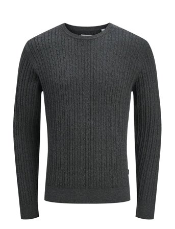 Jack & Jones | Jjeemil Knit Cable Crew Neck Noos | XL