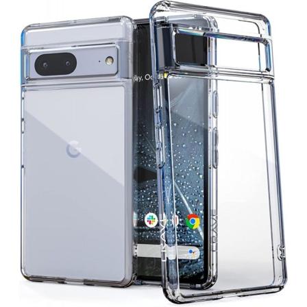 Google Pixel 7 Stötdämpande Silikon Skal Simple Transparent